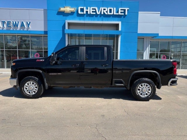 2024 Chevrolet Silverado 2500 HD LT in Black — front three-quarter view