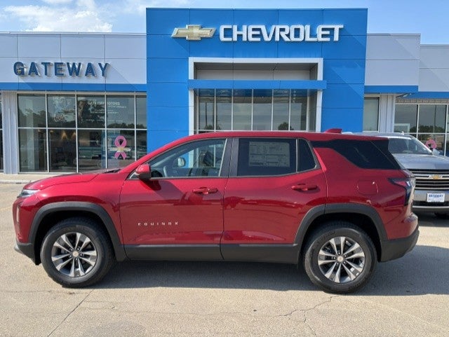 2027 Chevrolet Equinox AWD LT in Radiant Red Tintcoat — front three-quarter view